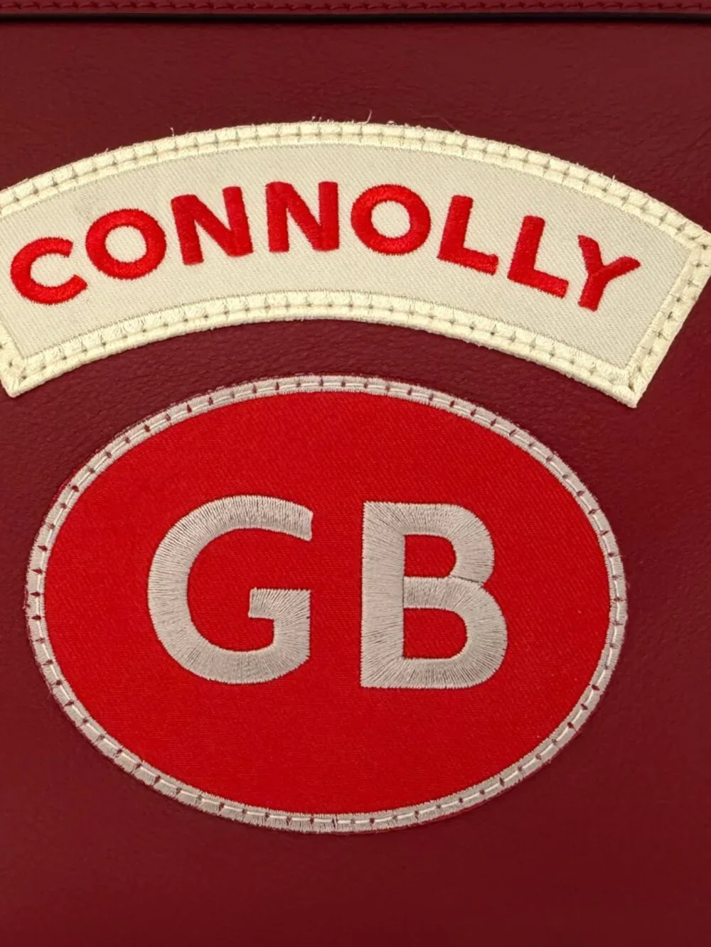 Connolly USED Red Sports Grip Bag with Badges